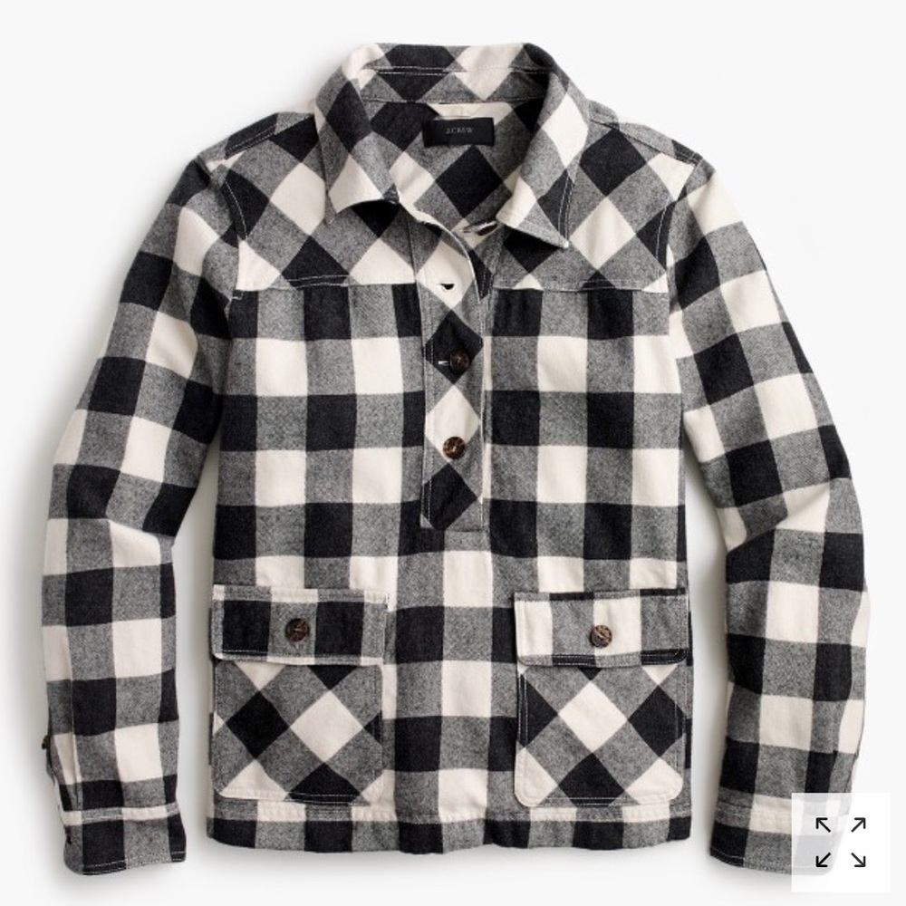 Tall Shirt-Jacket in Buffalo Check
